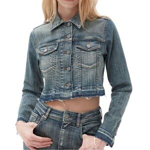 Ganni Women's Blue Denim Jacket